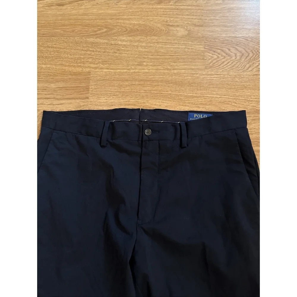 Polo Ralph Lauren Pants Men's Blue 34x30 (Act 35x29) Stretch Straight Fit Preppy